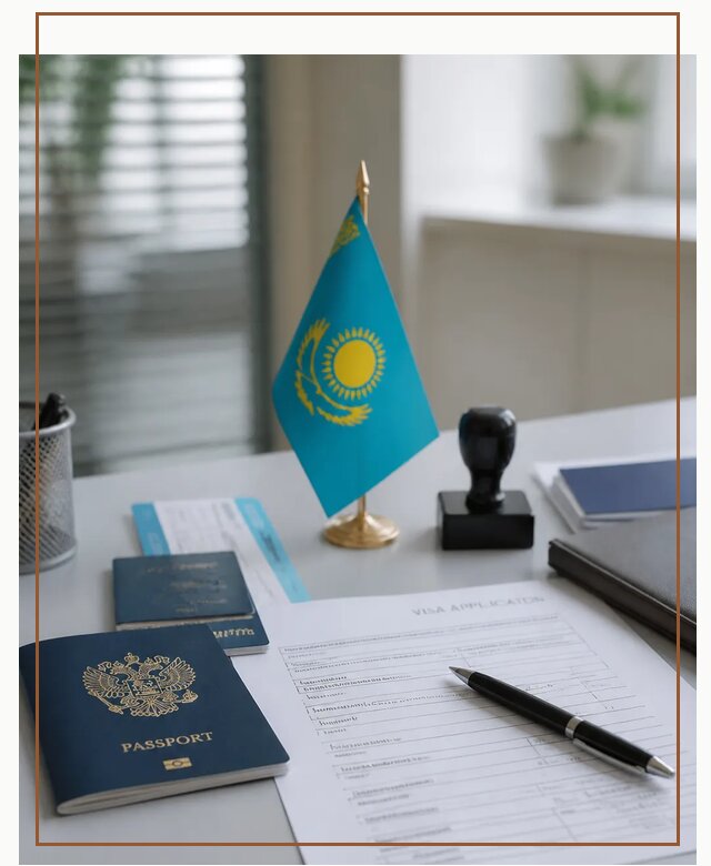 Оформление визы в Казахстан для поездки и работы в Ишиме
